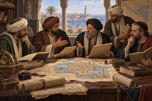 مؤرخون من العصور الوسطى يقارنون مخطوطات